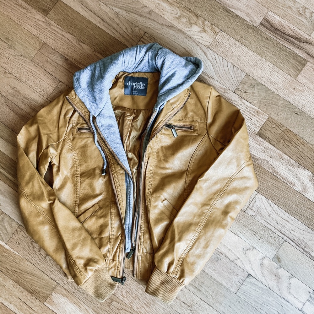 Charlotte Russe faux leather jacket